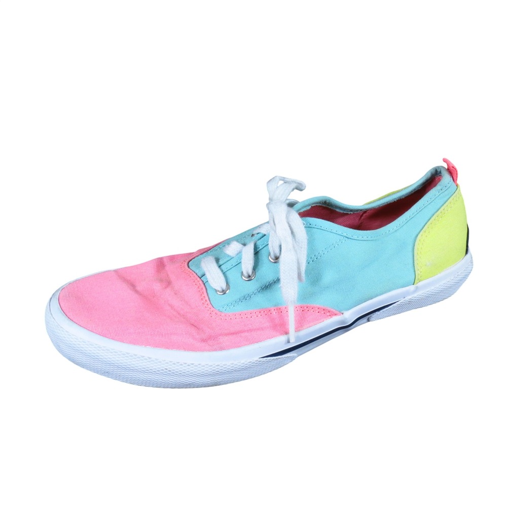 Sperry Pier Wave CVO Kids Sneaker Size 5M Everyday Multi-Color Fabric Low Top